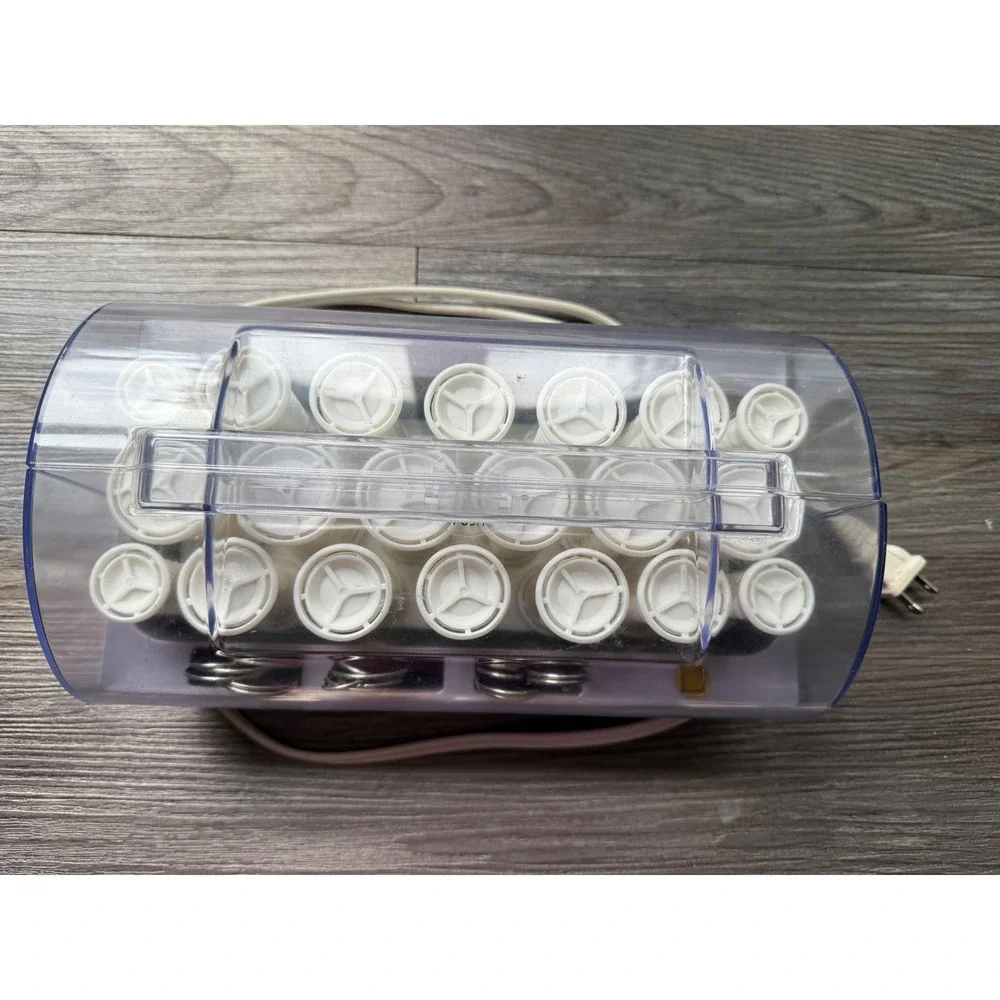 Vidal Sassoon Hairsetter curlers Model E65995 20‎ curlers 19 clips